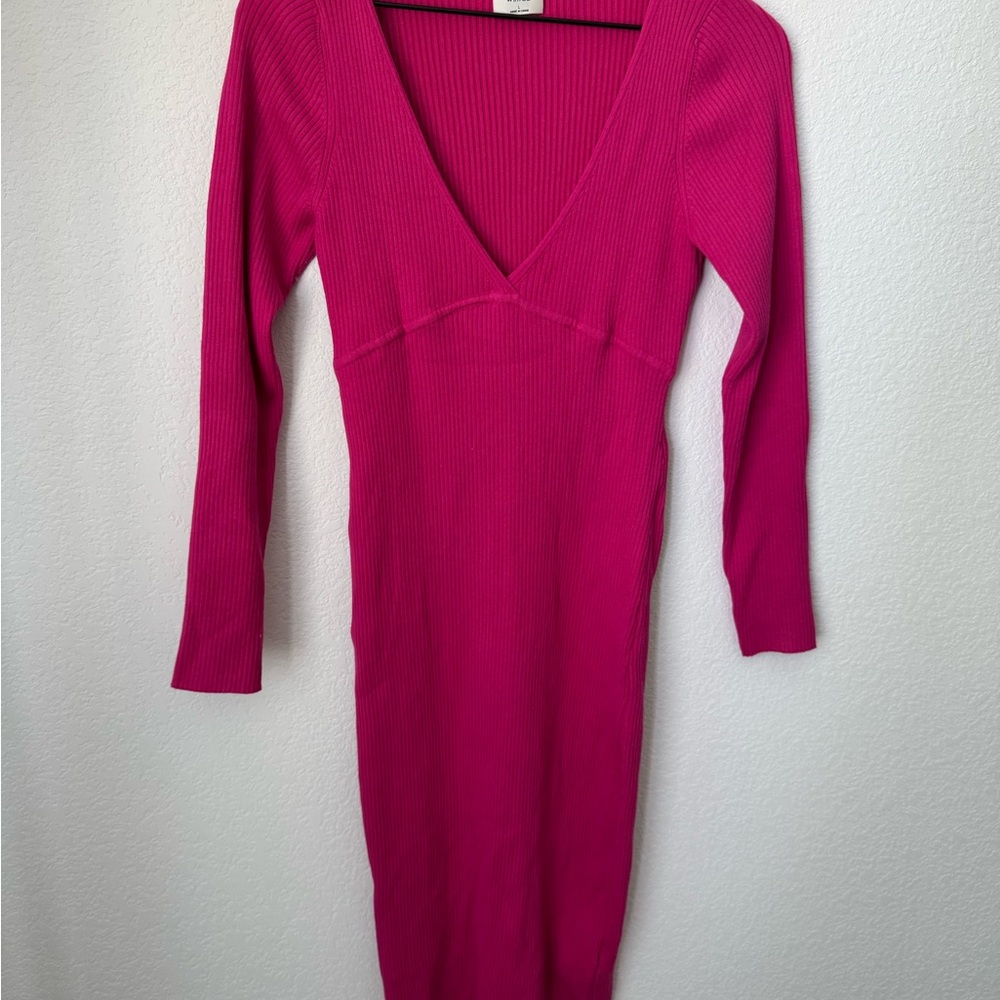 Aritzia Wilfred Gabrielle Long Sleeve Midi Dress - Large - Picture 4 of 9